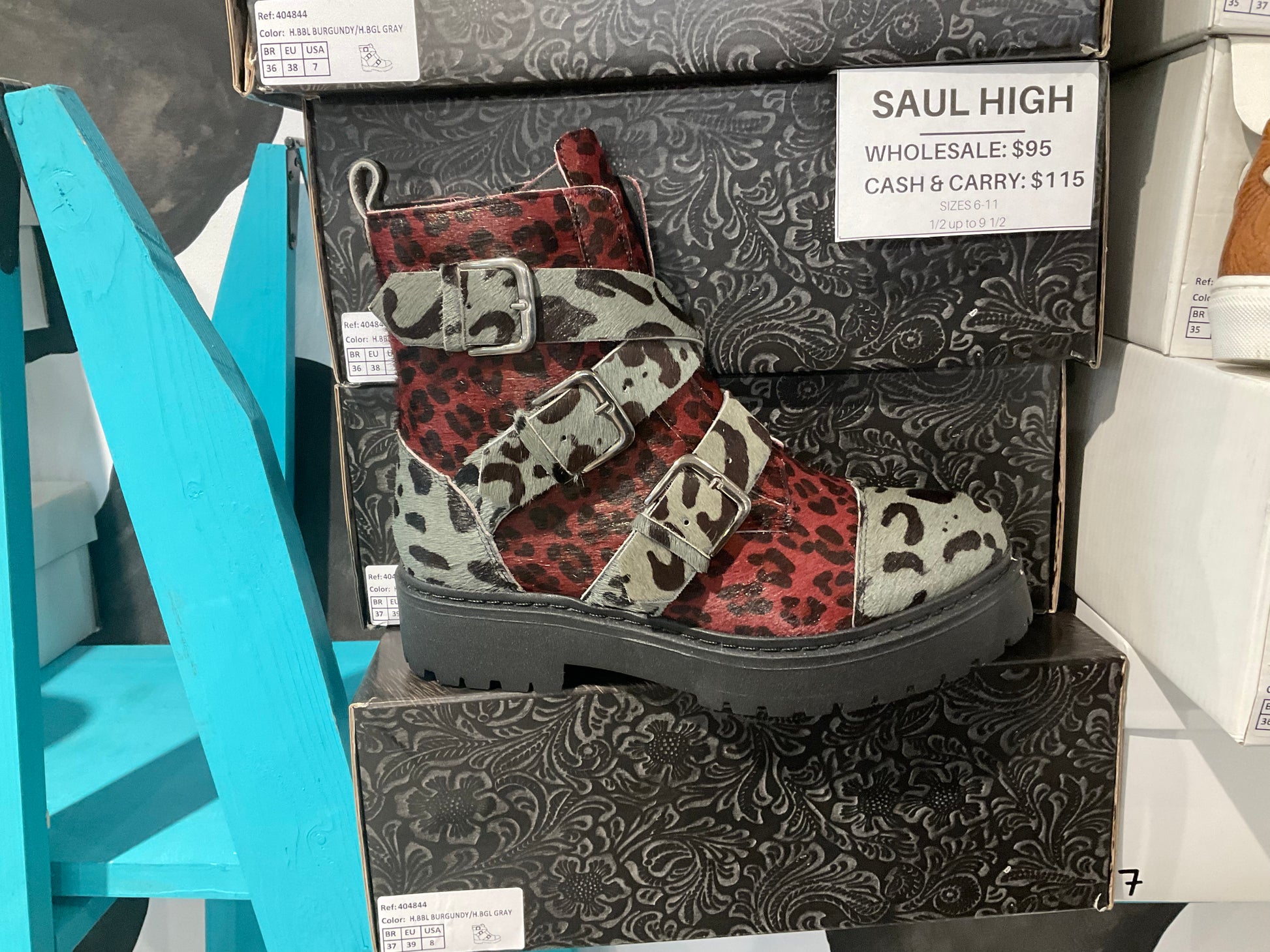 Saul Buckle Boot - Wholesale