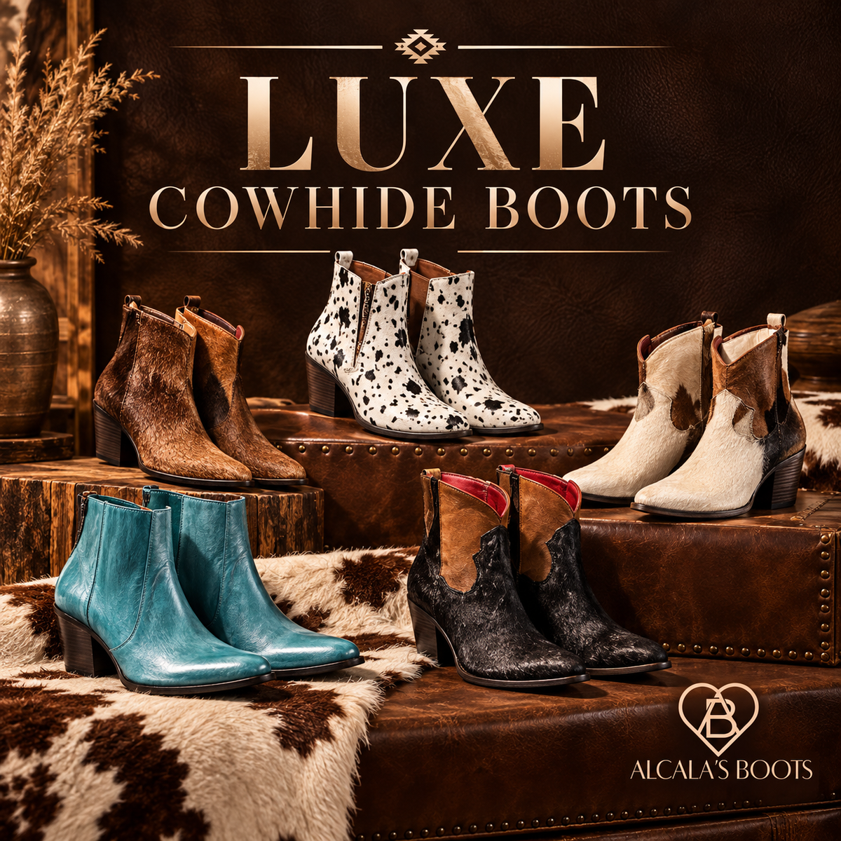 Luxe Cowhide Boots