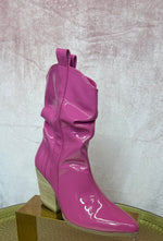 Stacey Pink Leather Boot *PRESALE*