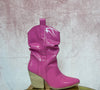 Stacey Pink Leather Boot *PRESALE*