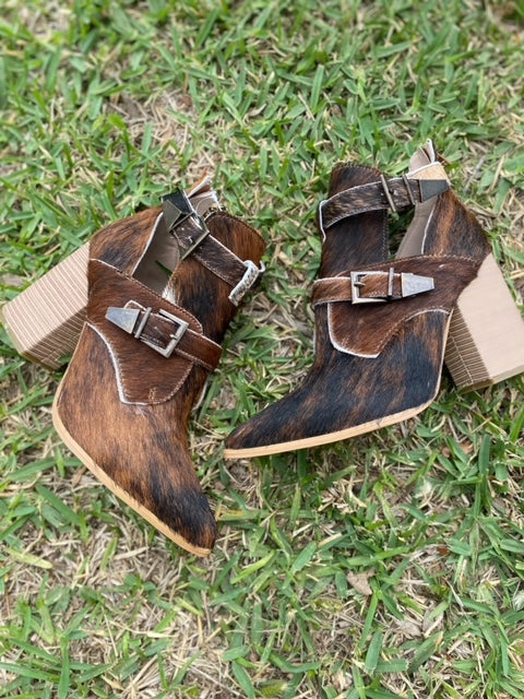Matt Brindle Cowhair Leather Boot 